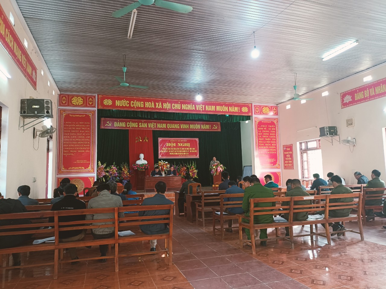 Hội nghị tổng kết công tác XDCS và thực hiện QCDC; tổng kết Quốc phòng - An ninh, tổng kết công tác đảng  năm 2023