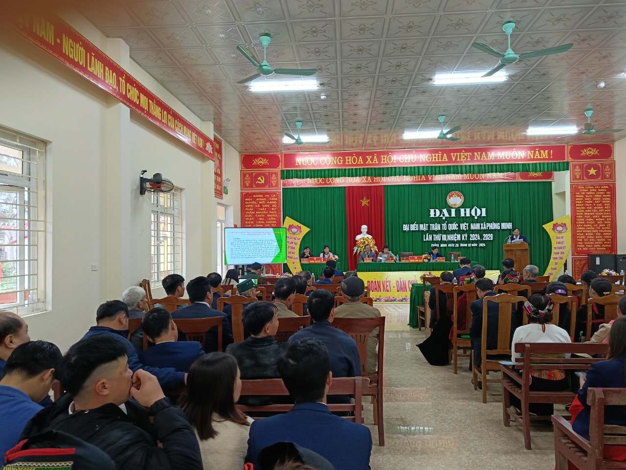 Ủy ban MTTQ xã Phùng Minh tổ chức Đại hội đại biểu MTTQ xã lần thứ 7, nhiệm kỳ 2024 – 2029.