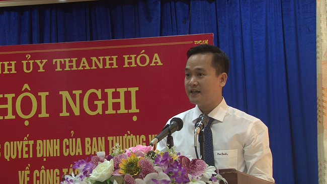 Công bố các Quyết định của Ban Thường vụ Tỉnh ủy về công tác cán bộ