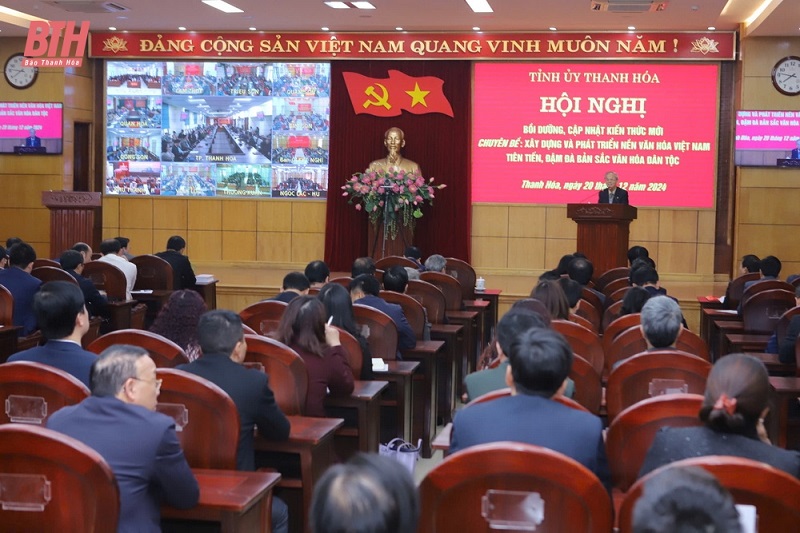 Hội nghị trực tuyến bồi dưỡng cập nhật kiến thức mới quý IV năm 2024