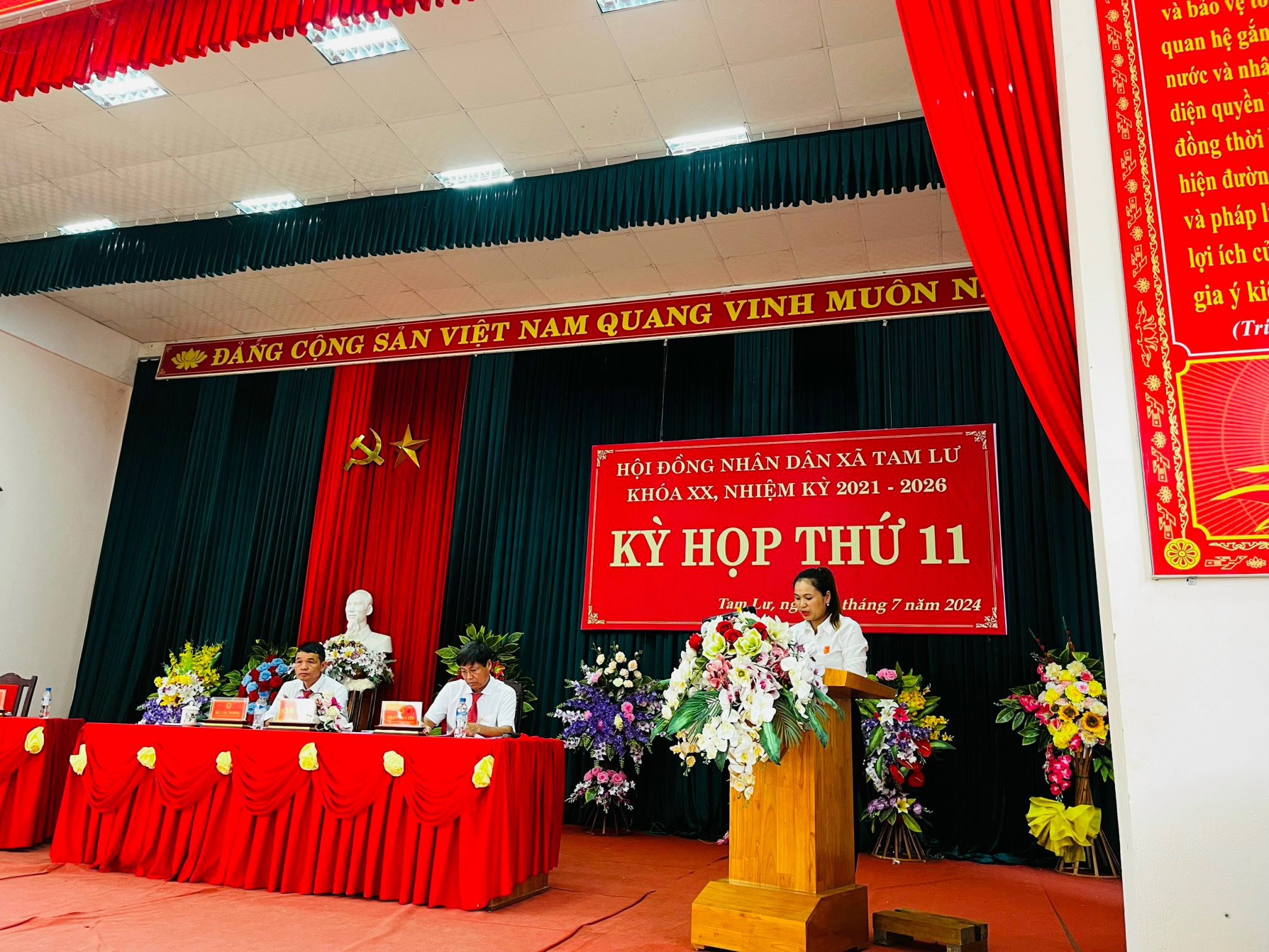 KỲ HỌP THỨ XI HĐND XÃ KHÓA XX