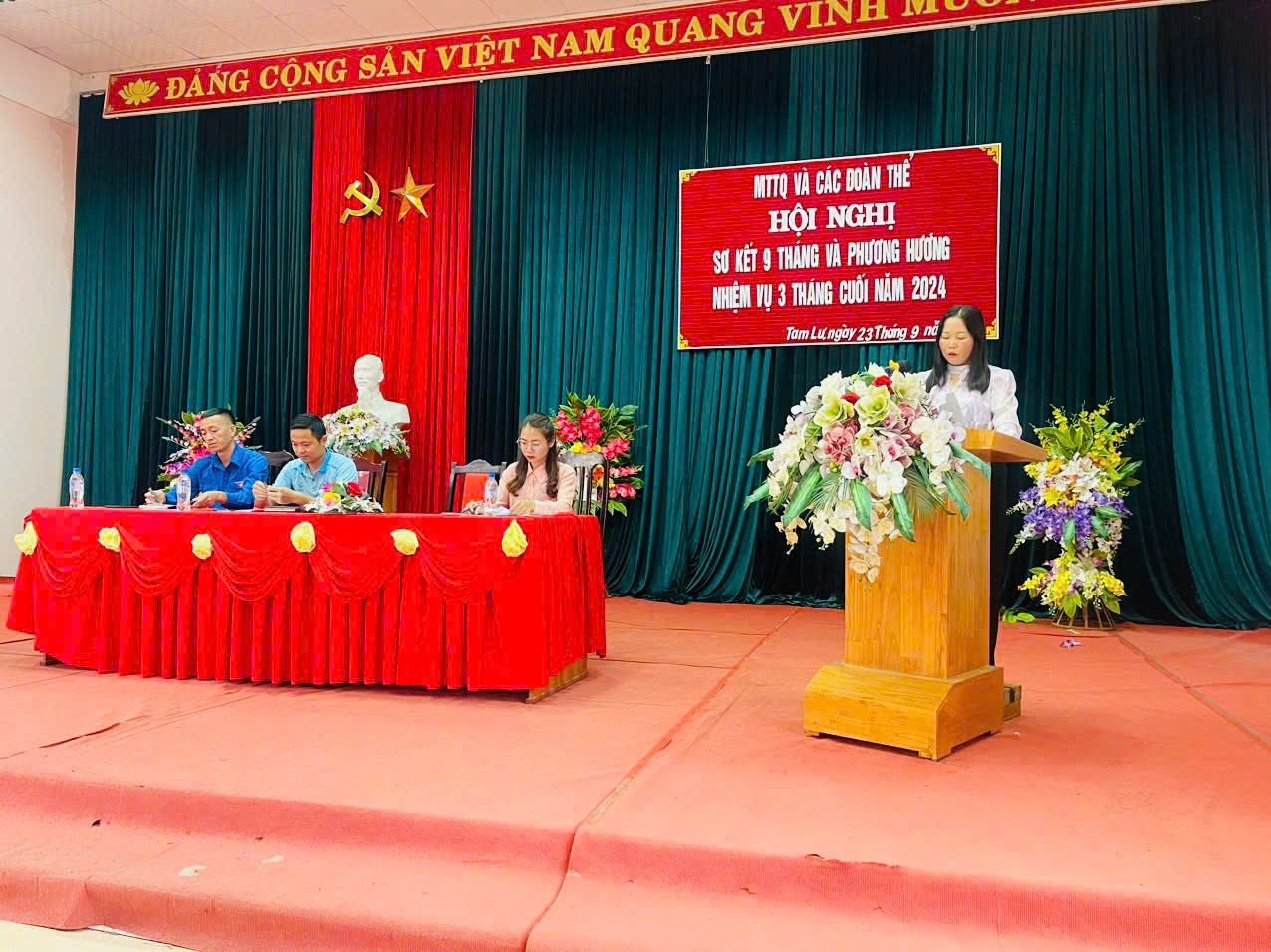 MTTQ và khối đoàn thể tổ chức HN sơ kết 9 tháng và phương hướng nhiệm vụ 3 tháng cuối năm 2024