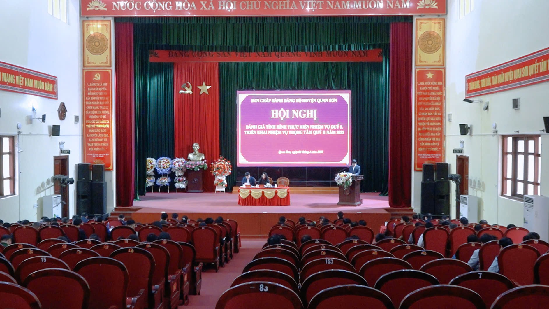 Ban Chấp hành Đảng bộ huyện Quan Sơn tổ chức Hội nghị sơ kết việc thực hiện nhiệm vụ quý I năm 2025