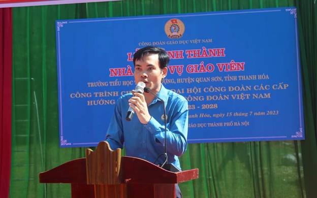 Trao nhà công vụ cho giáo viên trường vùng cao Thanh Hóa ảnh 2