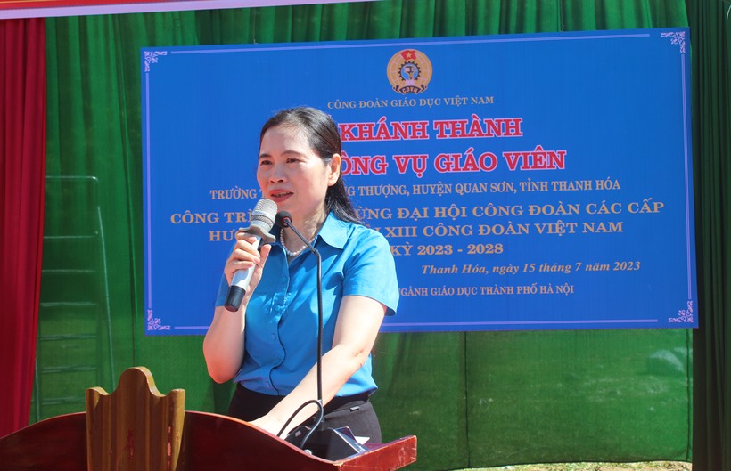 Trao nhà công vụ cho giáo viên trường vùng cao Thanh Hóa ảnh 3