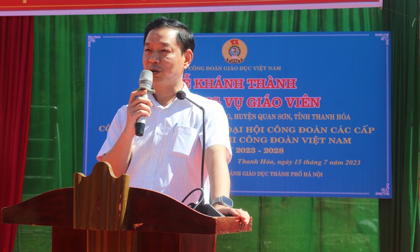 Trao nhà công vụ cho giáo viên trường vùng cao Thanh Hóa ảnh 4