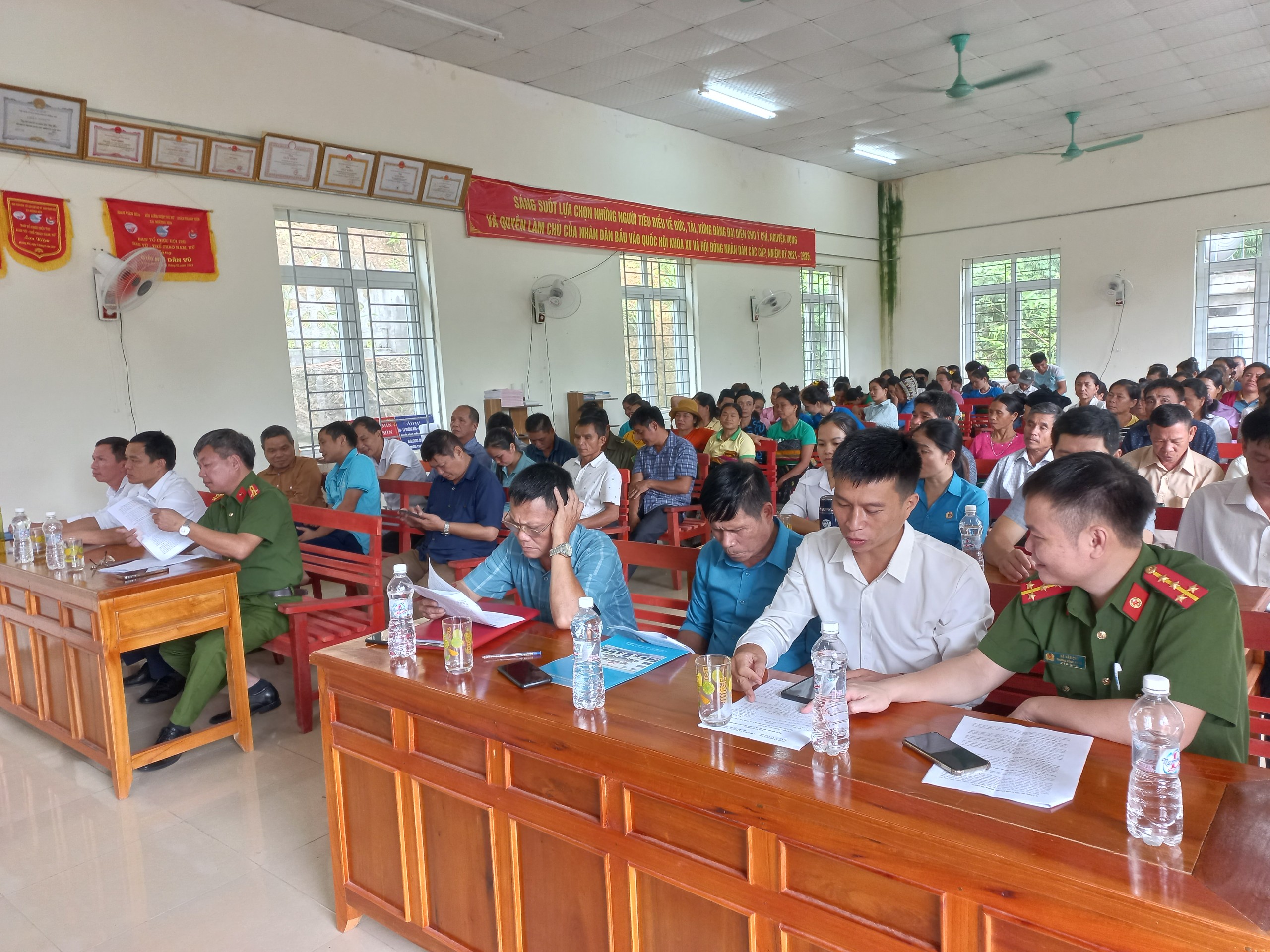 Bản Mìn, xã Mường Mìn tổ chức Ngày hội toàn dân bảo vệ an ninh Tổ quốc” năm 2023