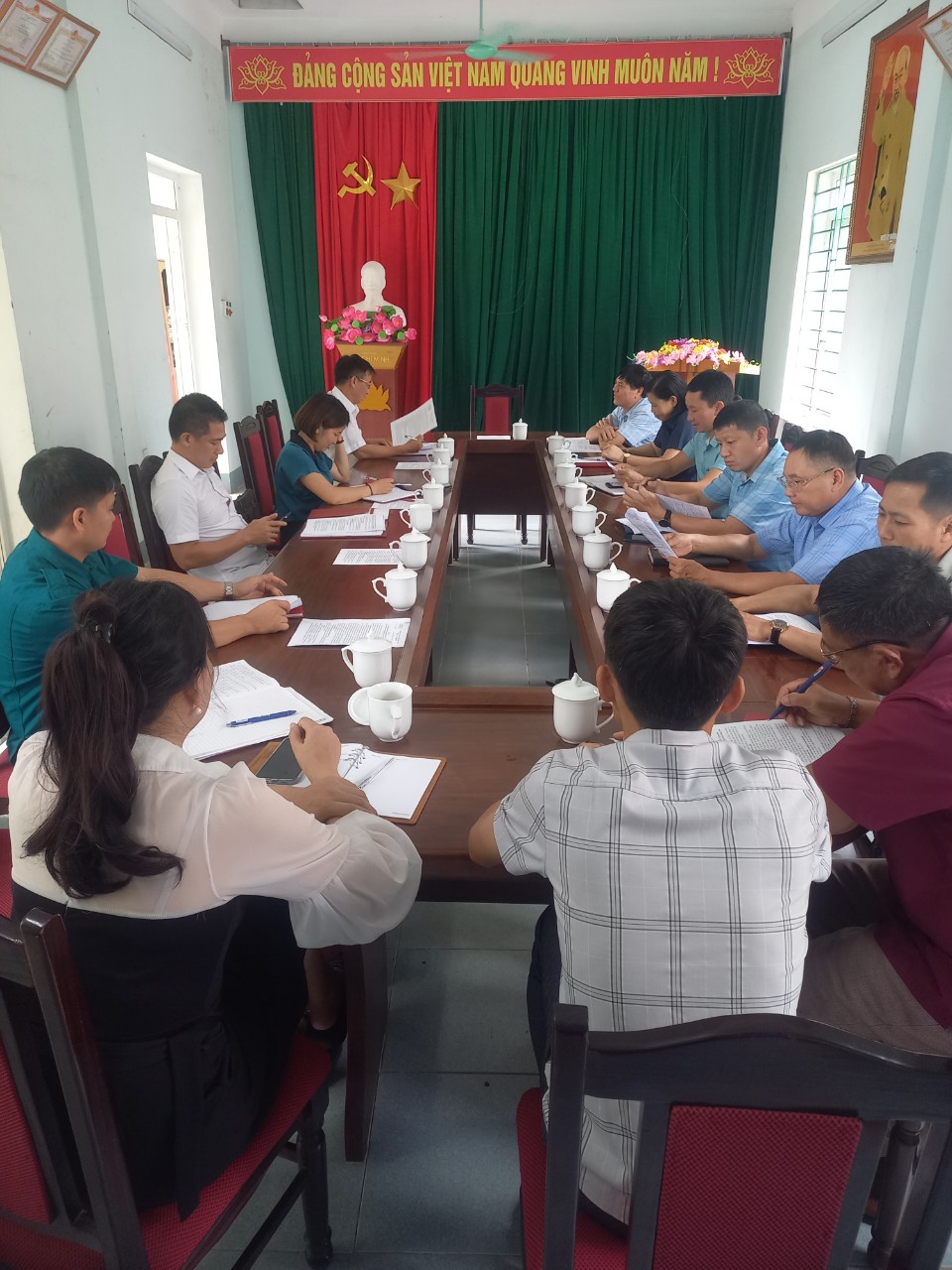 Ban pháp chế HĐND huyện Mường Lát giám sát tại xã Quang Chiểu