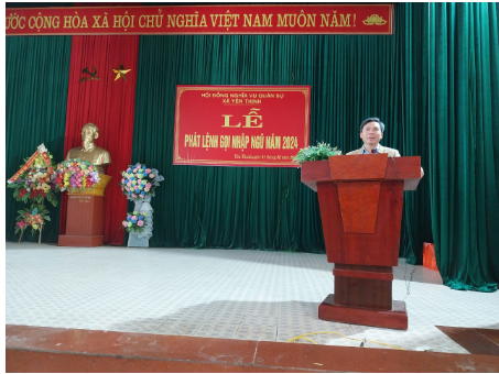 Xã Yên Thịnh tổ chức Lễ Phát lệnh gọi Công dân nhập ngũ năm 2024