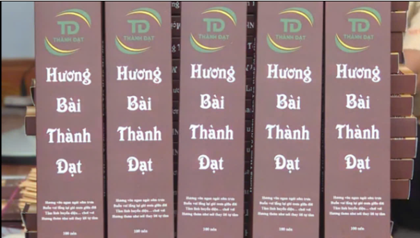 Hương bài Thành Đạt- Sản phẩm OCOP 3 sao