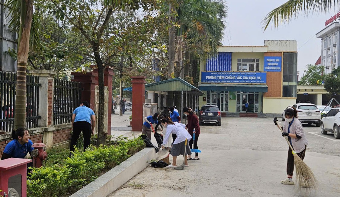 Đoàn Thanh niên CDC Thanh Hóa chung tay đón xuân 2026