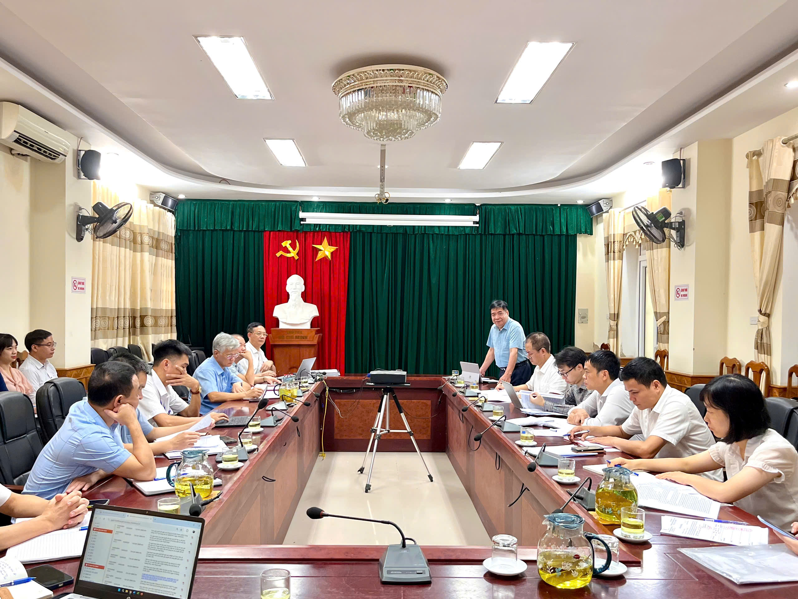 Viện Sức khỏe Nghề nghiệp và Môi trường, Bộ Y tế thăm và làm việc với CDC Thanh Hóa