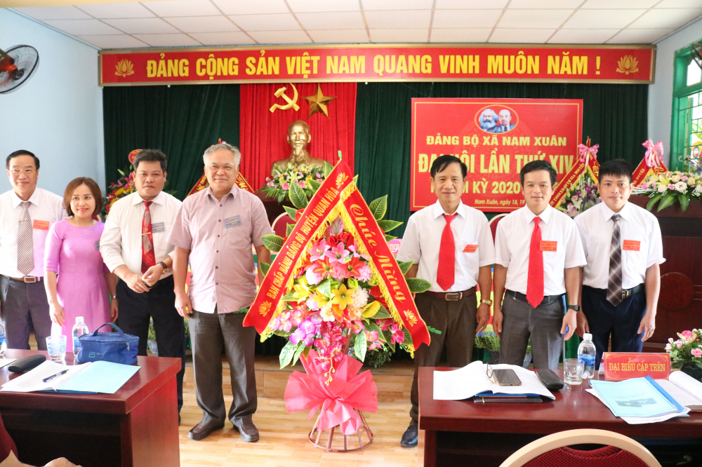 Xã Nam Xuân tổ chức thành công đại hội Đảng bộ xã lần thứ XIV, nhiệm kỳ 2020- 2025.