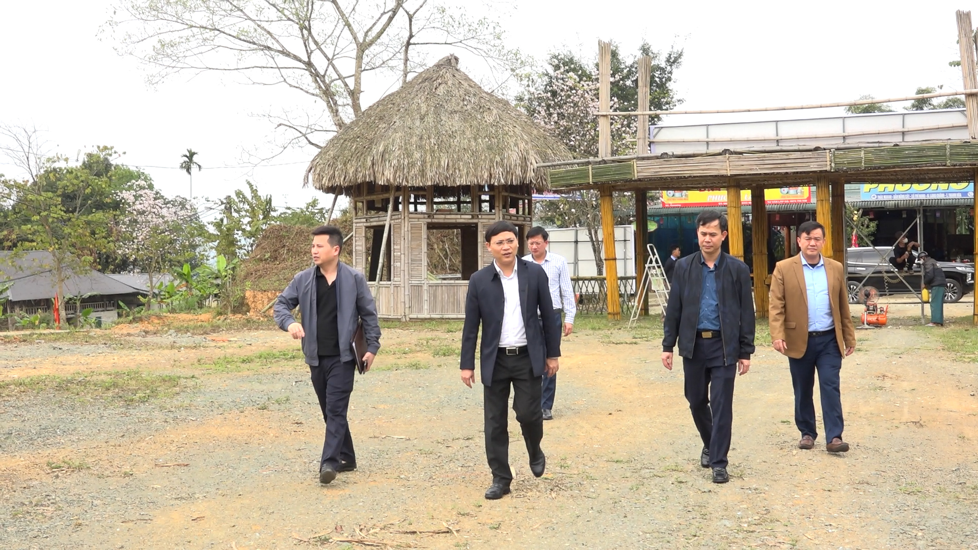Chủ tịch UBND huyện Hoàng Văn Thanh kiểm tra công tác chuẩn bị Lễ hội Chí Linh Sơn năm 2025.