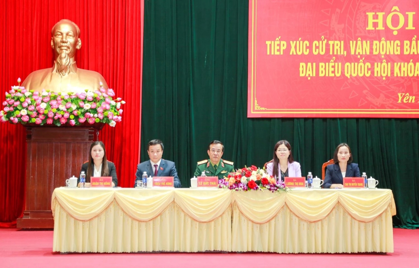 Hội nghị tiếp xúc cử tri với những người ứng cử đại biểu Quốc hội khóa XVI, nhiệm kỳ 2026-2031