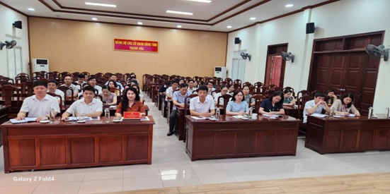 Đảng bộ các cơ quan Đảng tỉnh Thanh Hóa tham dự Hội nghị nghiên cứu, học tập, quán triệt và triển khai thực hiện Nghị quyết Hội nghị lần thứ hai, Ban Chấp hành Trung ương Đảng khóa XIV 