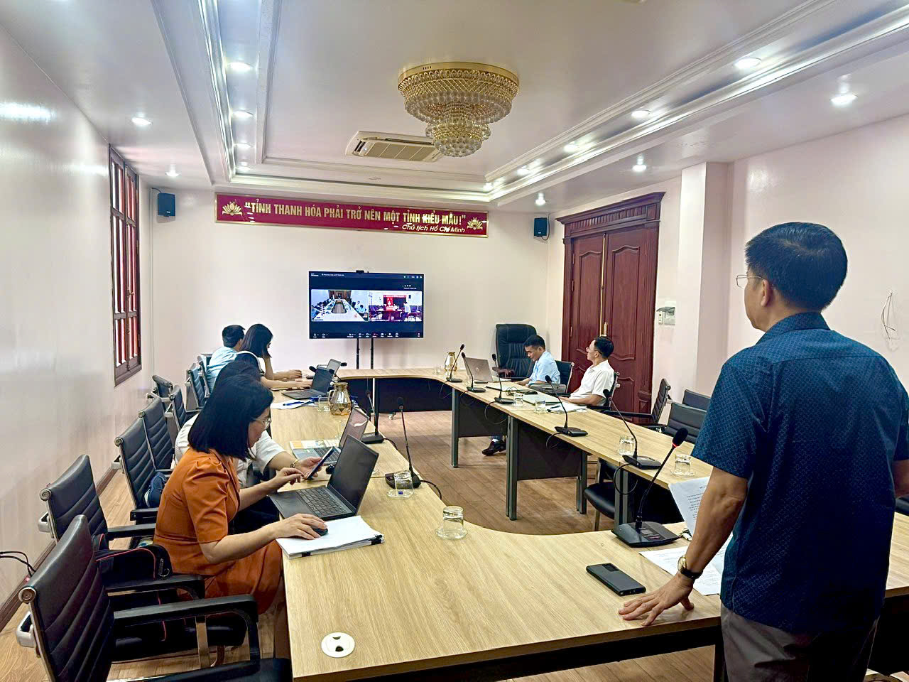 SỞ Y TẾ THANH HÓA TỔ CHỨC HỘI NGHỊ TẬP HUẤN HƯỚNG DẪN, GIẢI ĐÁP KHÓ KHĂN, VƯỚNG MẮC TRONG LĨNH VỰC Y TẾ CHO UBND CÁC XÃ, PHƯỜNG