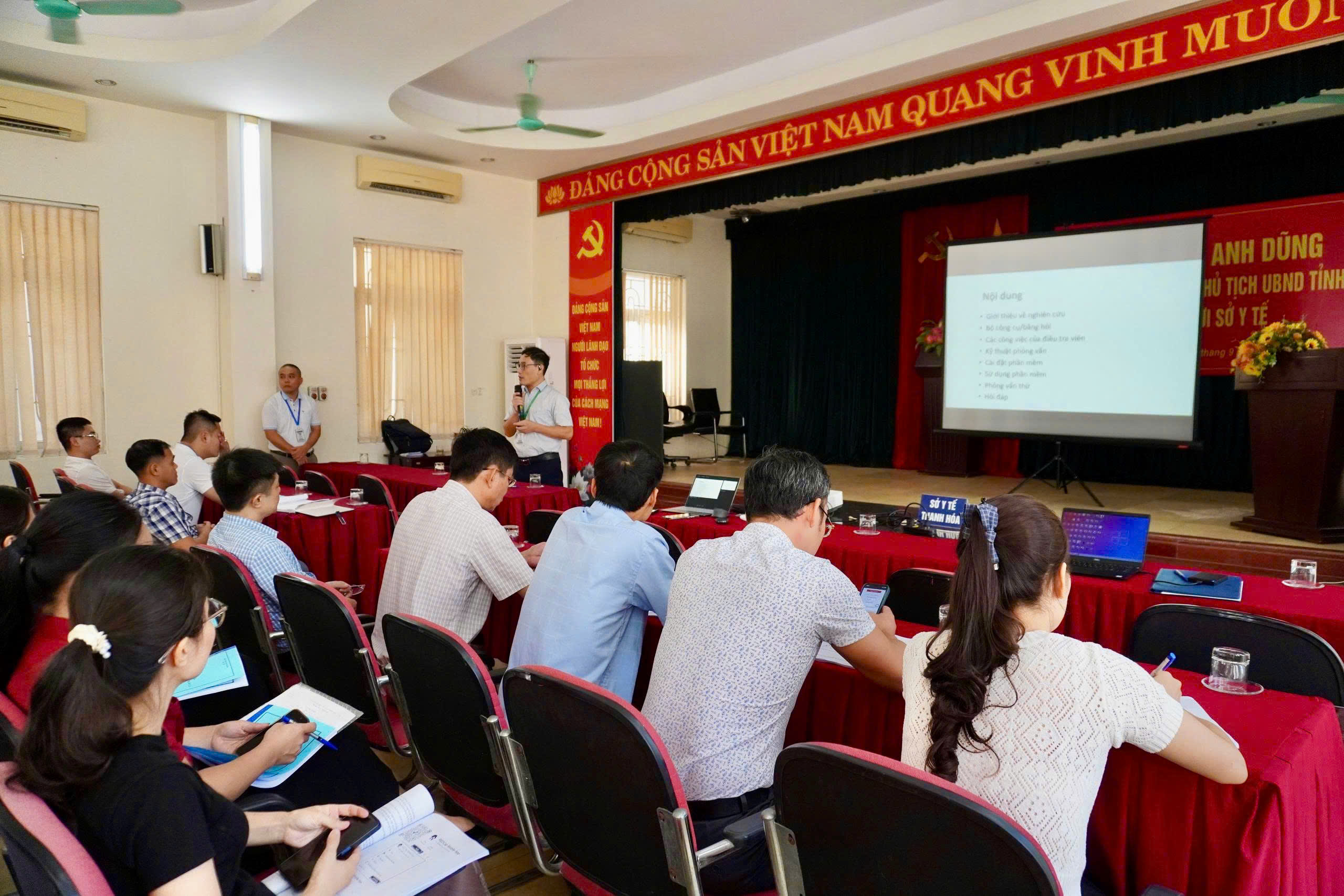 Thanh Hóa tập huấn triển khai nghiên cứu đánh giá thực trạng sử dụng thuốc lá và công tác phòng, chống tác hại của thuốc lá