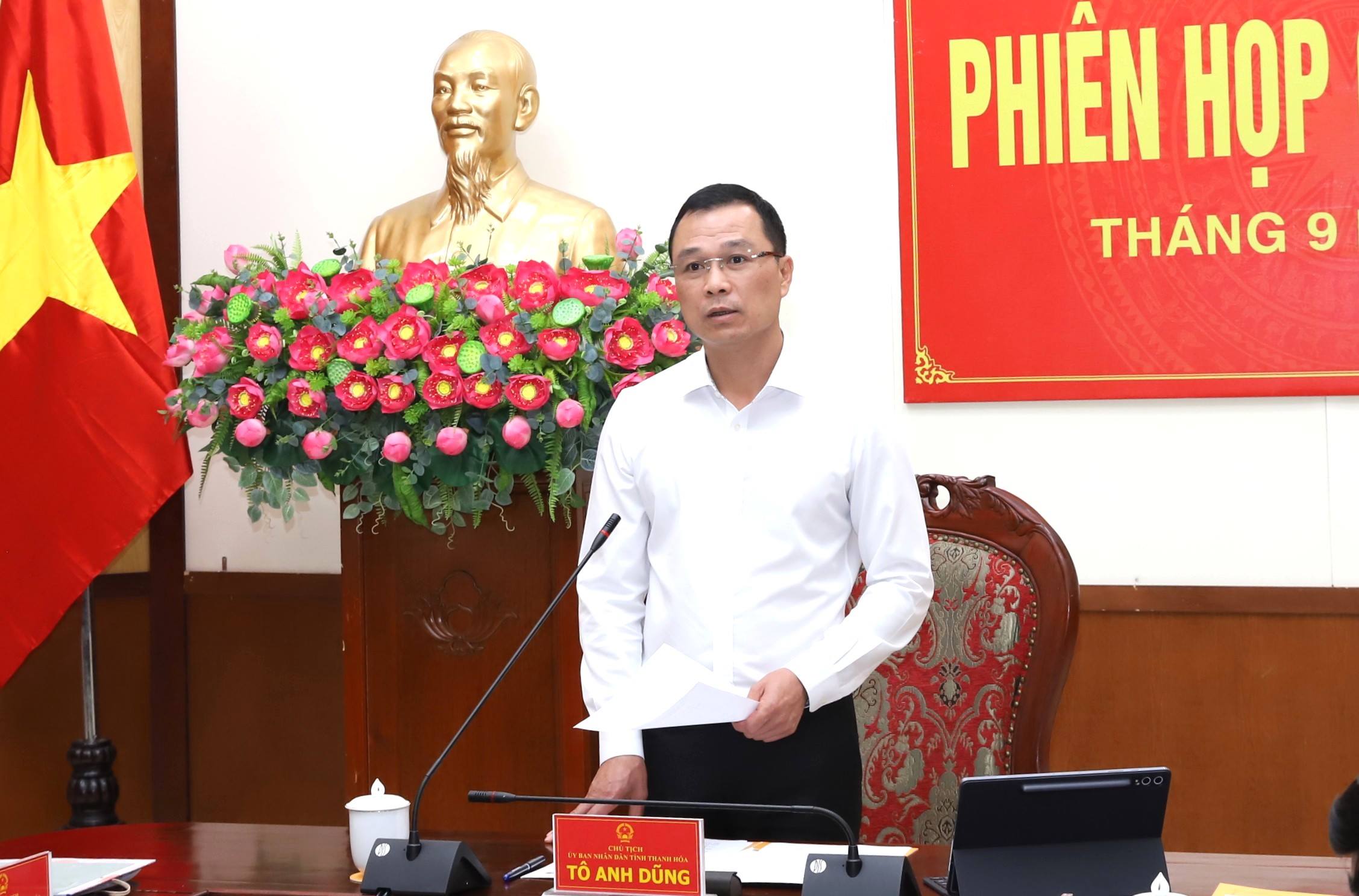 Phiên họp chuyên đề UBND tỉnh tháng 9 năm 2026