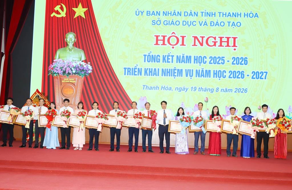 Sở GD&amp;ĐT Thanh Hóa: Tổng kết năm học 2025-2026, triển khai nhiệm vụ năm học 2026-2027
