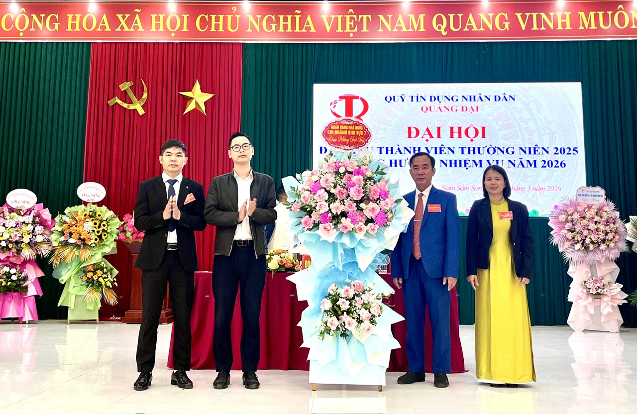 Quỹ tín dụng Nhân dân Quảng Đại tổ chức đại hội Đại biểu thành viên thường niên năm 2025, triển khai nhiệm vụ năm 2026.