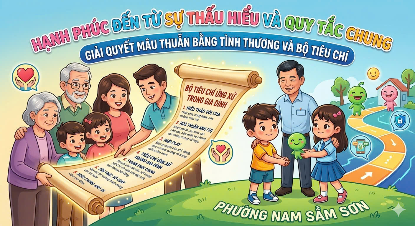 Kế hoạch triển khai thực hiện Bộ tiêu chí ứng xử trong gia đình trên địa bàn đến năm 2030. 
