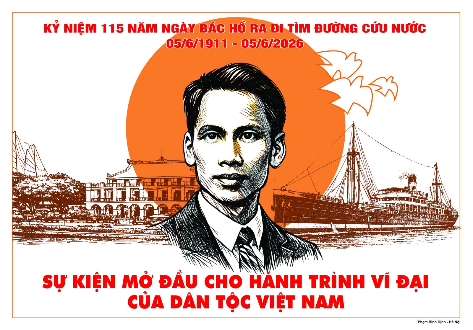 Kỷ niệm 115 năm ngày Bác Hồ ra đi tìm đường cứu nước: lan tỏa giá trị lịch sử, hun đúc lý tưởng cách mạng