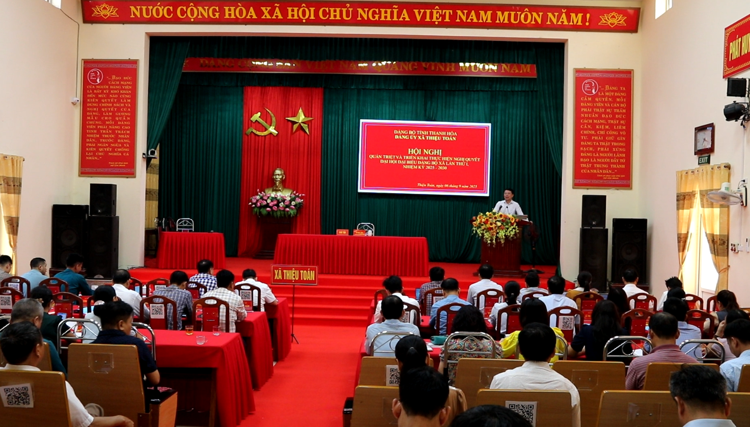 Đảng uỷ xã Thiệu Toán đã tổ chức các hội nghị thảo luận, cho ý kiến Chương trình hành động thực hiện Nghị quyết Đại hội Đảng bộ xã lần thứ nhất,  nhiệm kỳ 2025 – 2030.
