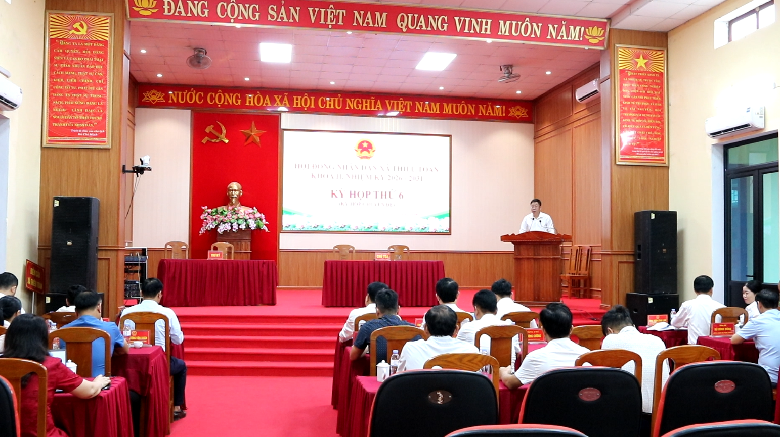 KỲ HỌP THỨ 6 HĐND XÃ THIỆU TOÁN KHÓA II, NHIỆM KỲ 2026 – 2031 XEM XÉT NHIỀU NỘI DUNG QUAN TRỌNG