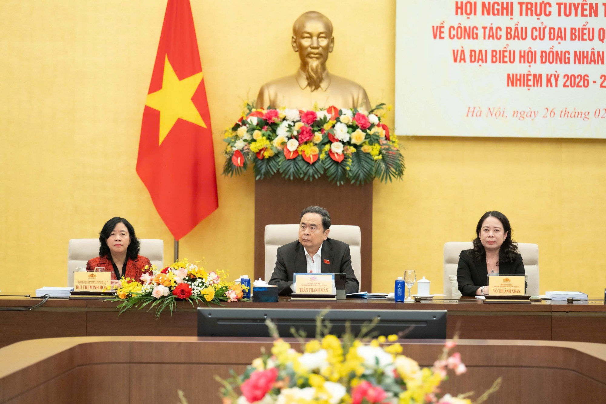 Xã Thiệu Toán tham dự Hội nghị trực tuyến toàn quốc triển khai công tác bầu cử