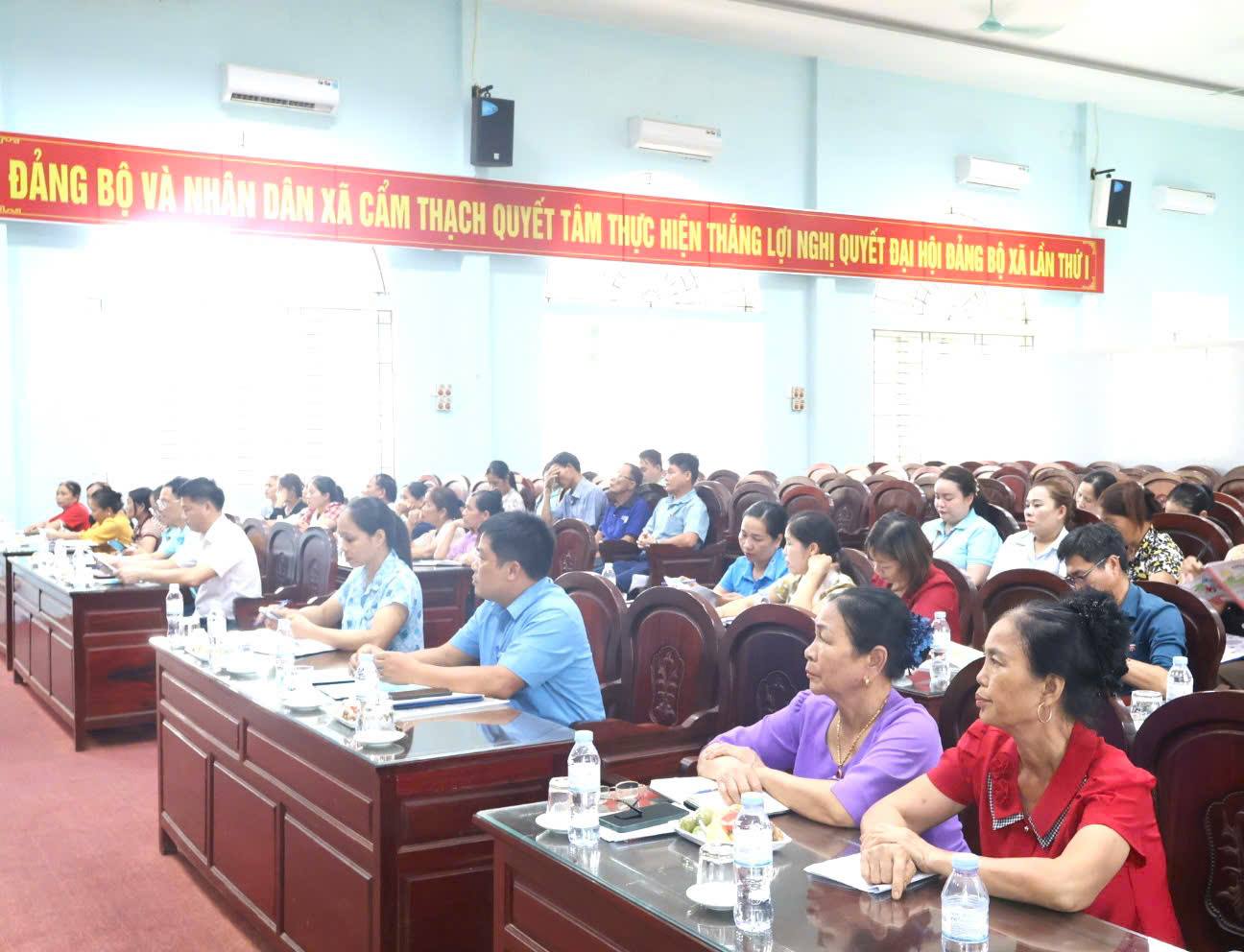 Xã Cẩm Thạch tập huấn nghiệp vụ cho tổ trưởng tổ vay vốn năm 2026