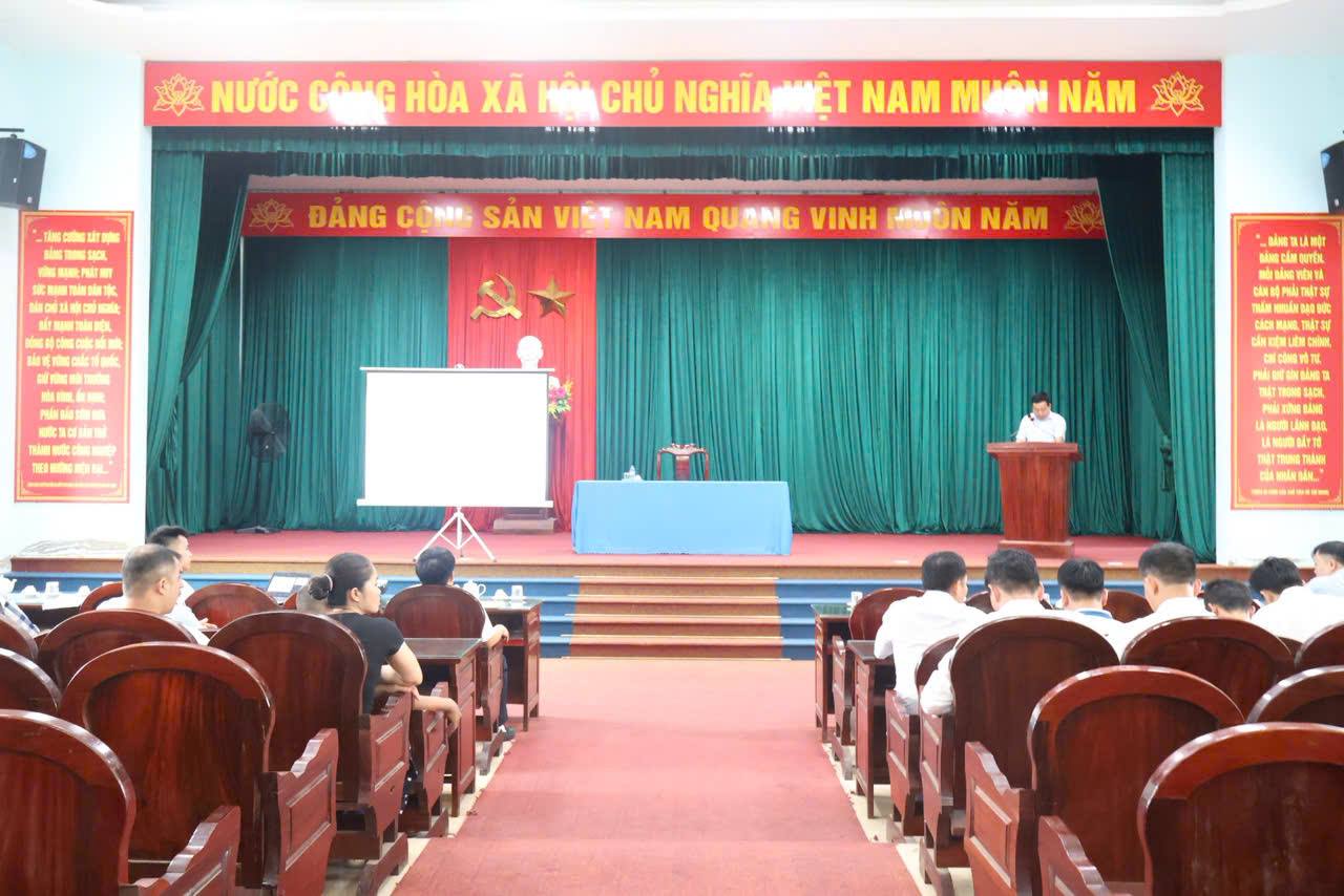Xã Cẩm Thạch công bố công khai điều chỉnh cục bộ quy hoạch chung xây dựng đến năm 2030