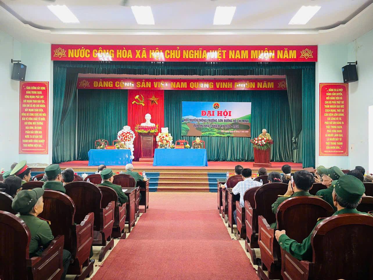Đại hội Hội Truyền thống Trường Sơn - Đường Hồ Chí Minh xã Cẩm Thạch lần thứ I, nhiệm kỳ 2026-2031