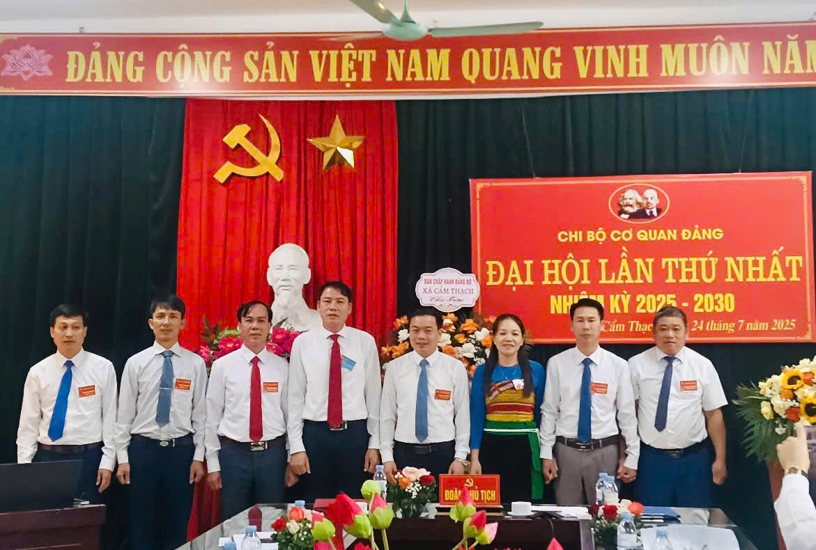 CHI BỘ CƠ QUAN ĐẢNG TỔ CHỨC ĐẠI HỘI LẦN THỨ NHẤT, NHIỆM KỲ 2025-2030