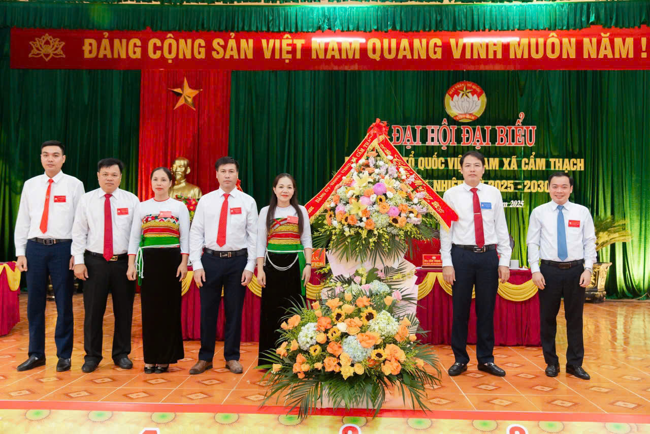 Đại hội đại biểu MTTQ Việt Nam xã Cẩm Thạch lần thứ I, nhiệm kỳ  2025–2030