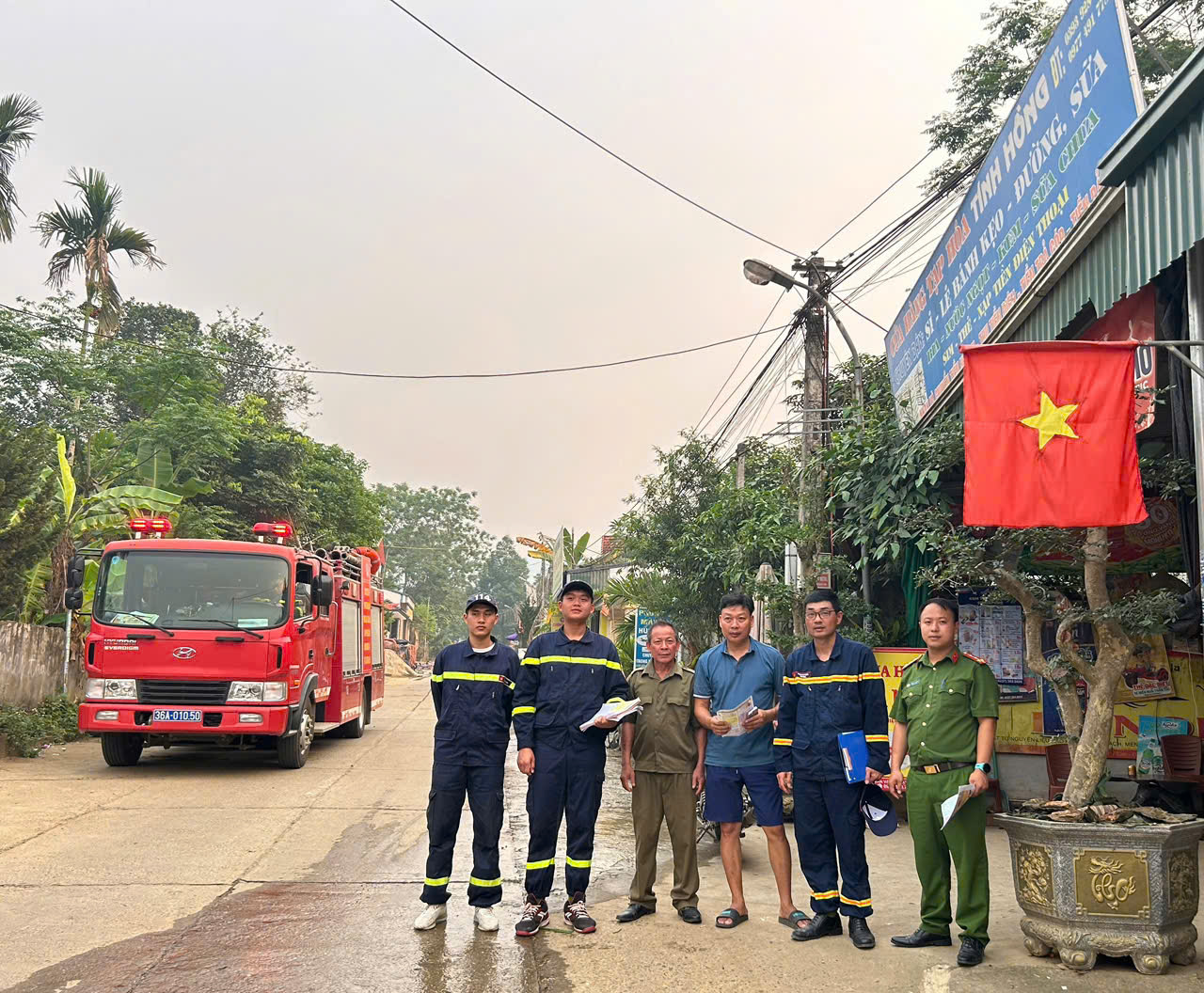 Tuyên truyền, nâng cao ý thức phòng cháy, chữa cháy tại xã Cẩm Thạch