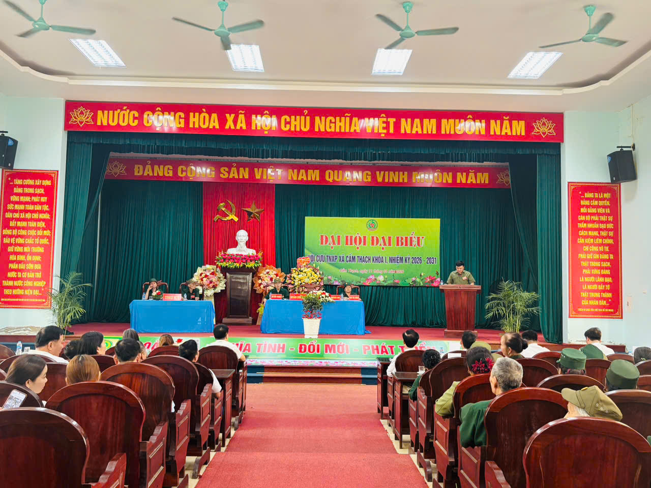 Xã Cẩm Thạch tổ chức thành công Đại hội đại biểu Hội Cựu TNXP lần thứ I, nhiệm kỳ 2026 – 2031