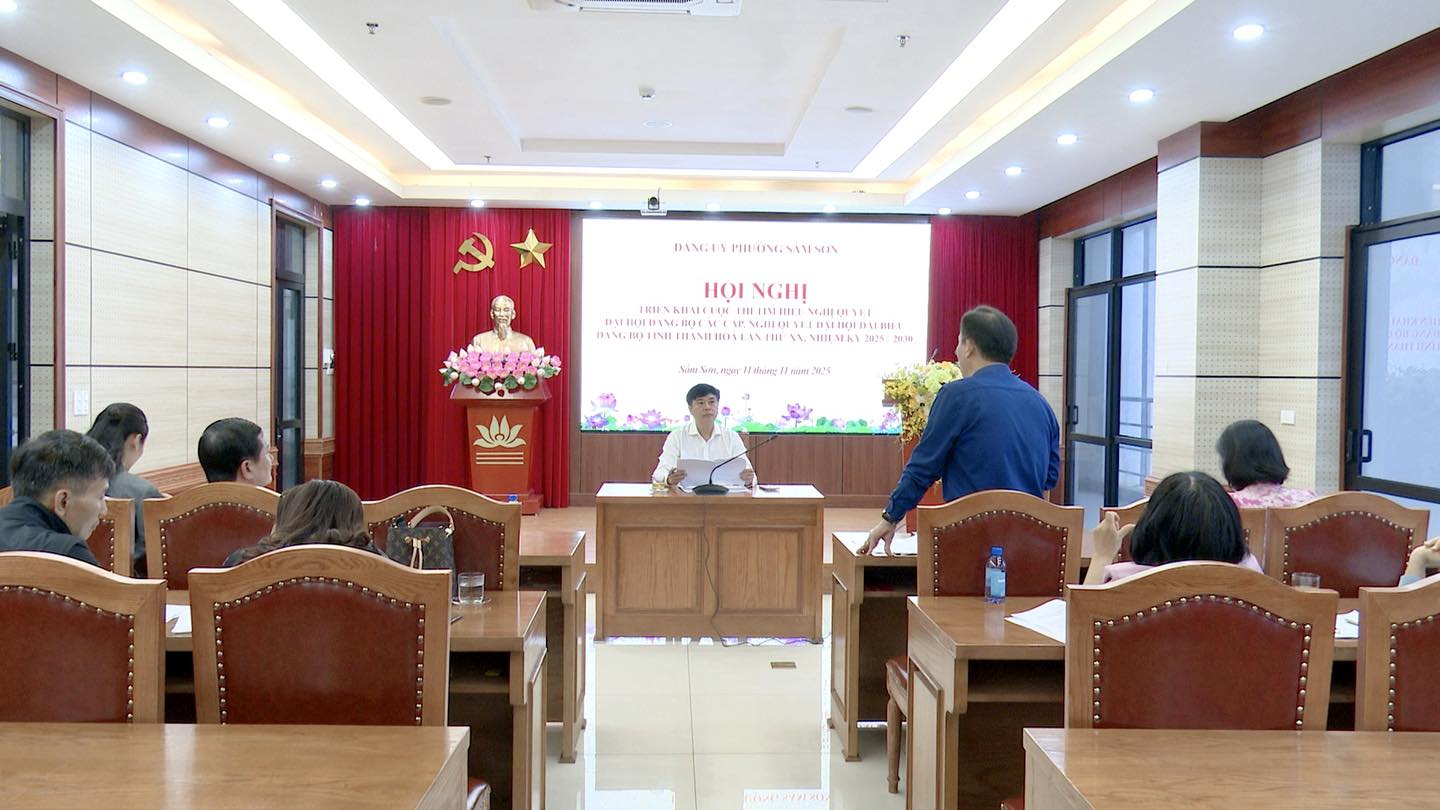 Hội nghị triển khai cuộc thi tìm hiểu Nghị quyết Đại hội Đảng bộ các cấp, Nghị quyết Đại hội Đại biểu Đảng bộ tỉnh Thanh Hoá lần thứ XX, nhiệm kỳ 2025 – 2030.