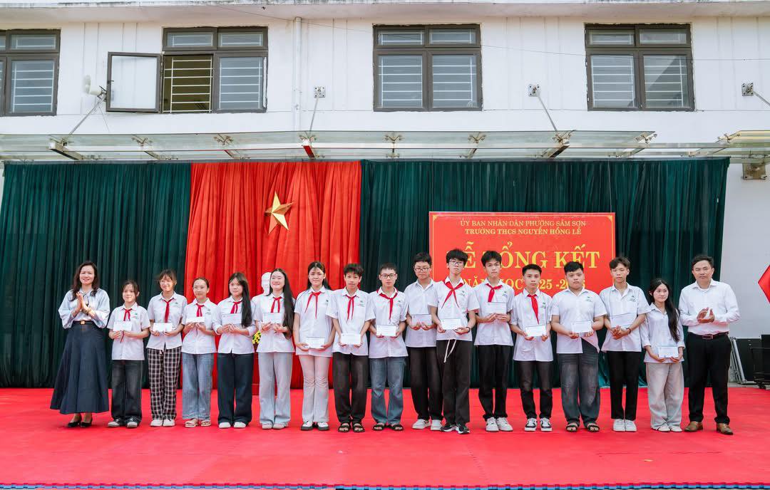 Trường THCS Nguyễn Hồng Lễ tổng kết năm học 2025 – 2026.