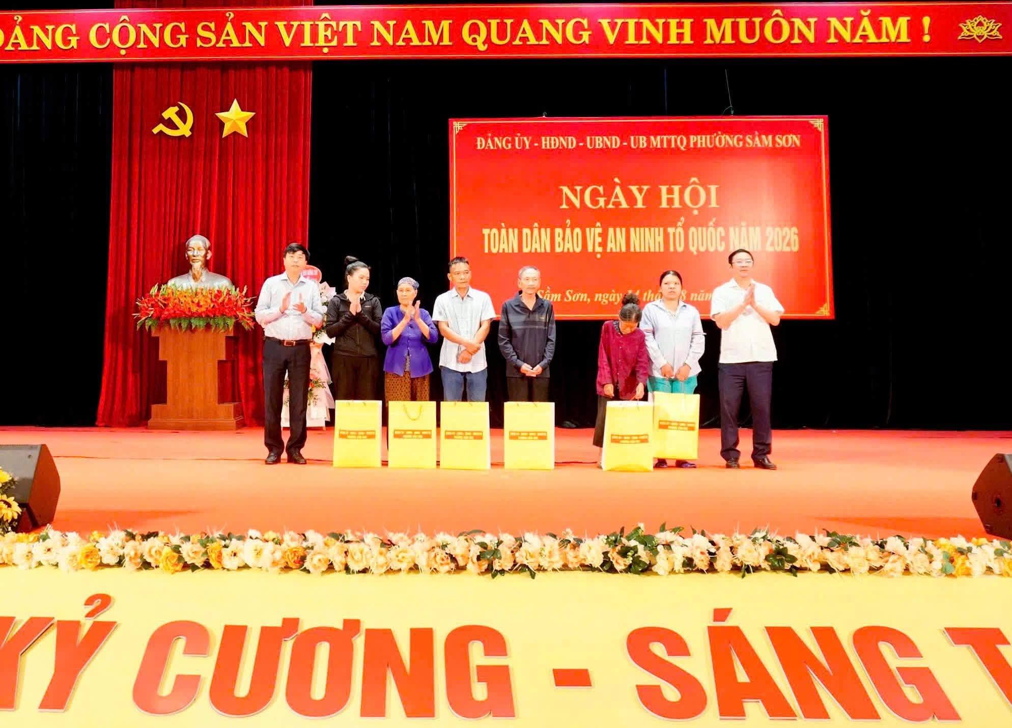  Phường Sầm Sơn tổ chức Ngày hội Toàn dân bảo vệ an ninh Tổ quốc năm 2026
