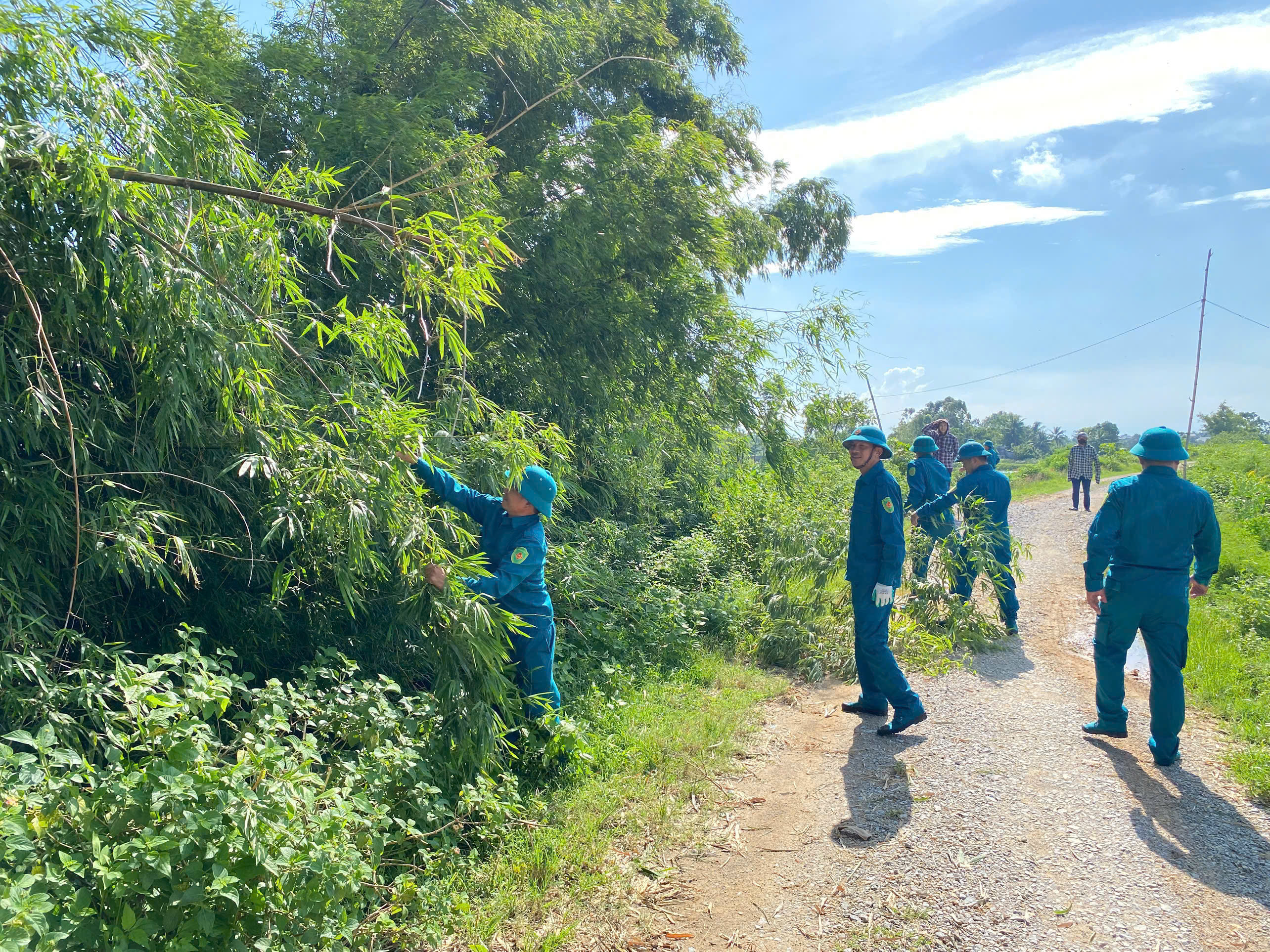 Phường Sầm Sơn: Ra Quân Bảo Vệ và Phát Quang Hành Lang Ven Đê Hữu Sông Mã