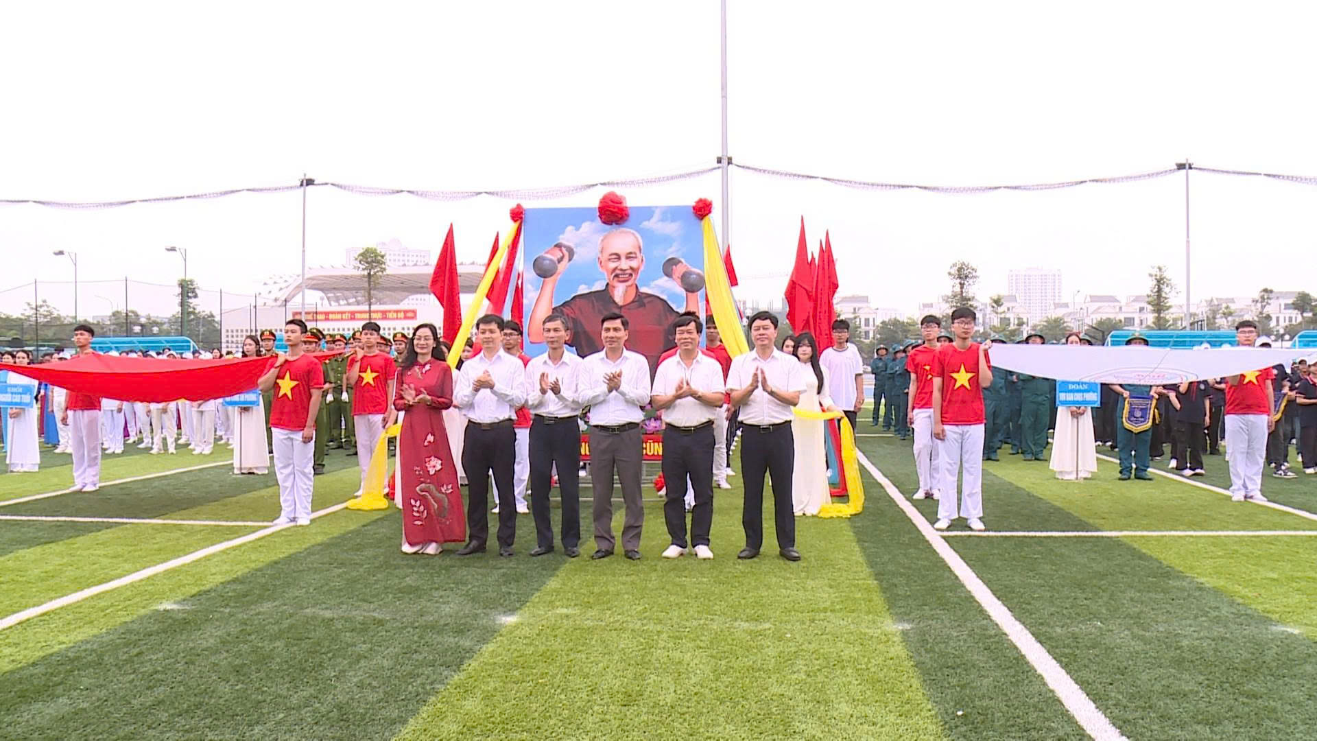 Khai mạc Đại hội Thể dục thể thao phường Hạc Thành lần thứ nhất năm 2026