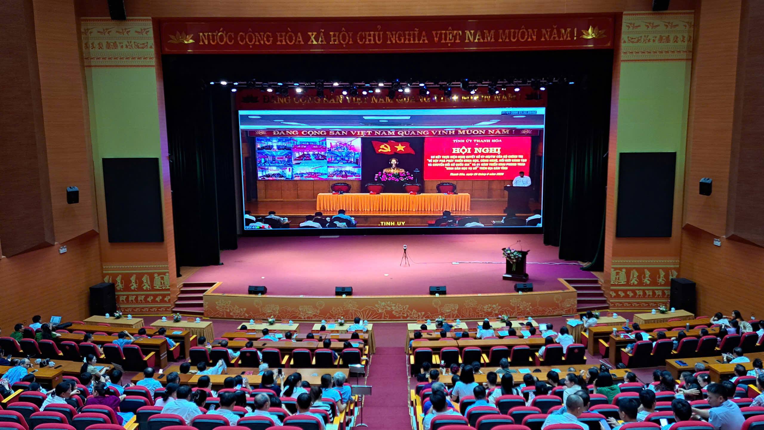 Phường Hạc Thành: kết nối hội nghị sơ kết thực hiện Nghị quyết số 57-NQ/TW và phong trào “Bình dân học vụ số” tỉnh Thanh Hóa