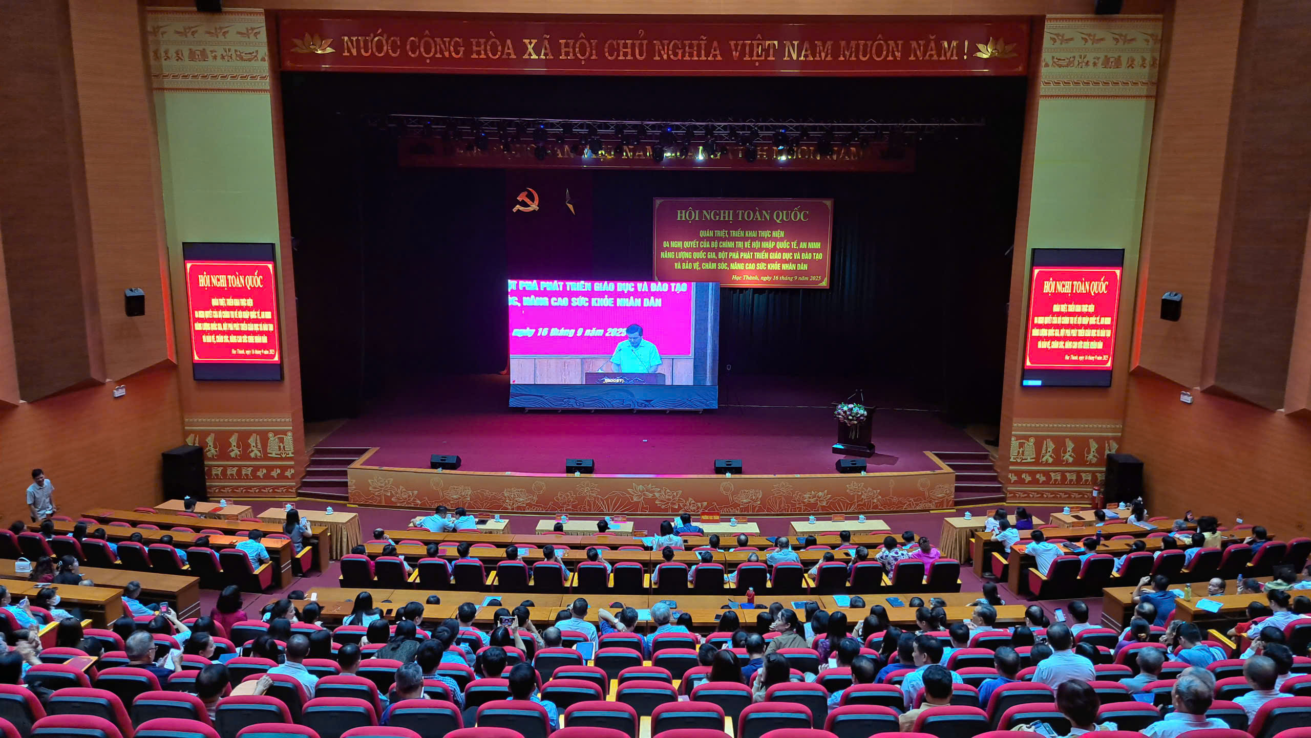 Hội nghị trực tuyến toàn quốc quán triệt 4 nghị quyết của Bộ Chính trị