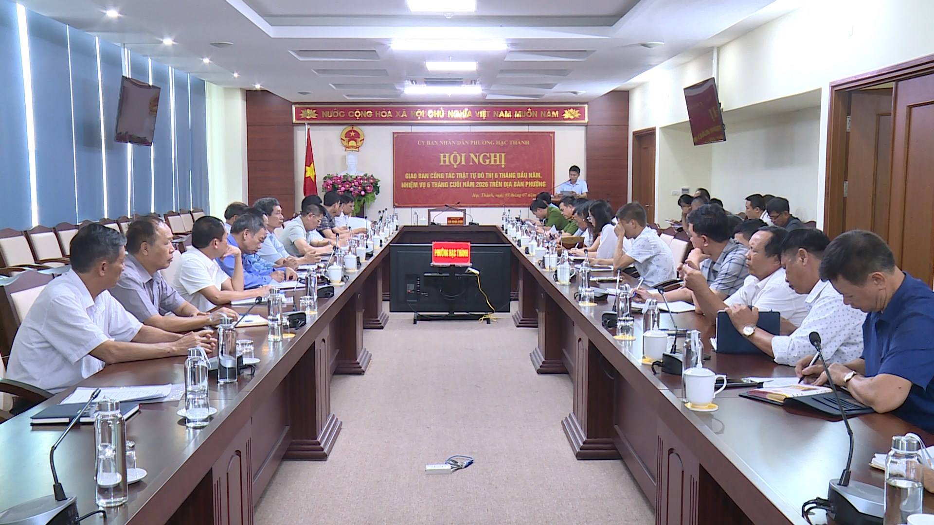 Phường Hạc Thành quyết liệt thực hiện trật tự đô thị, trật tự công cộng; đảm bảo vệ sinh môi trường, xây dựng trên địa bàn 
