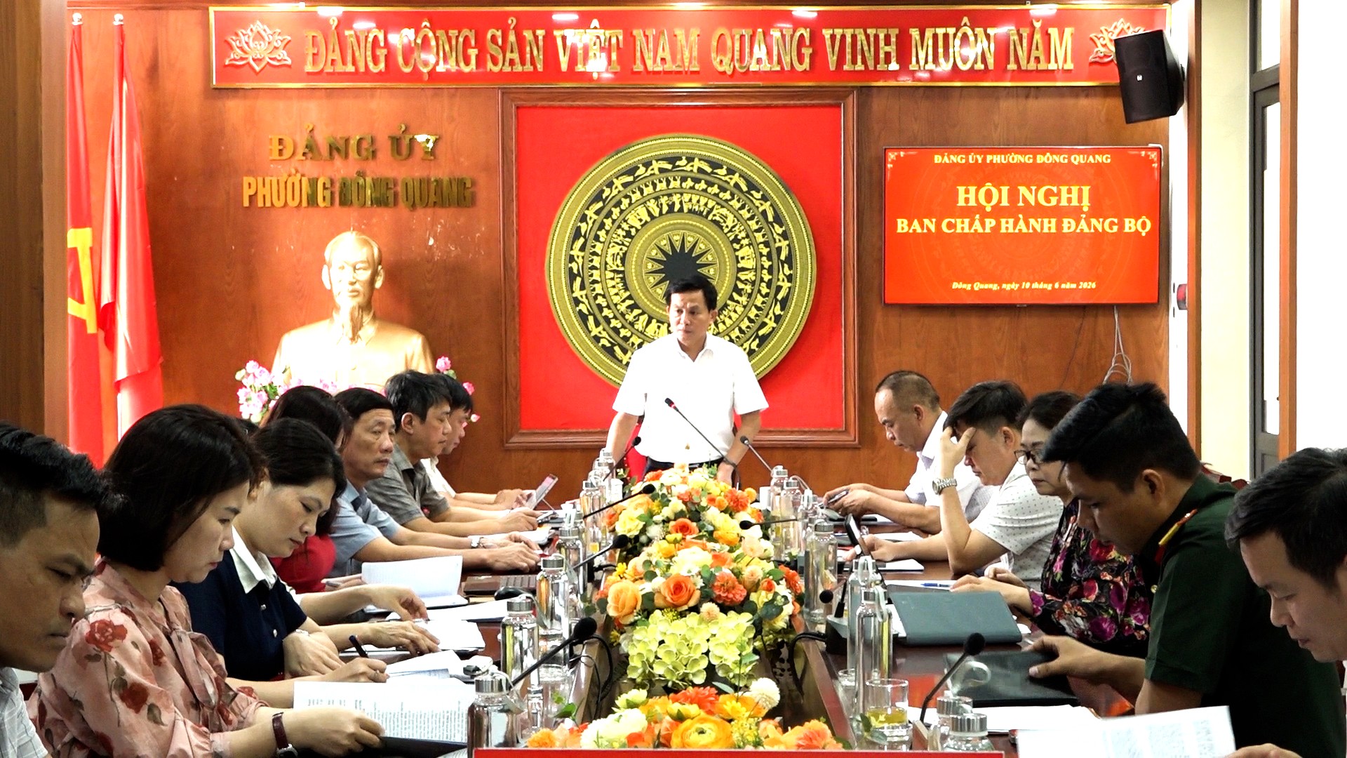 HỘI NGHỊ BAN CHẤP HÀNH ĐẢNG BỘ PHƯỜNG ĐÔNG QUANG