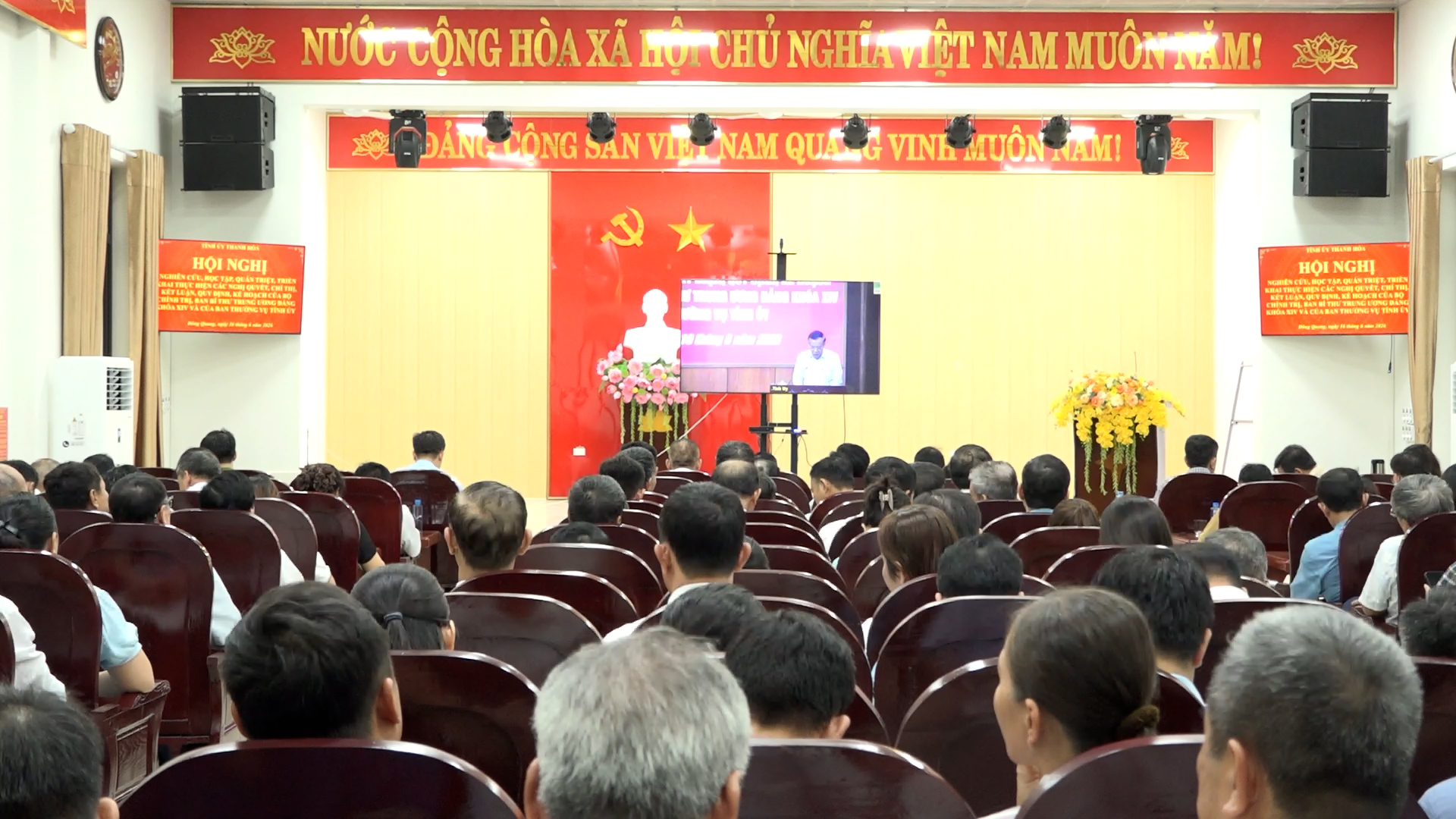 Phường Đông Quang tham dự Hội nghị nghiên cứu, học tập quán triệt, triển khai thực hiện các nghị quyết, chỉ thị, kết luận, quy định mới ban hành của Bộ Chính trị, Ban Bí thư và Ban Thường vụ Tỉnh ủy