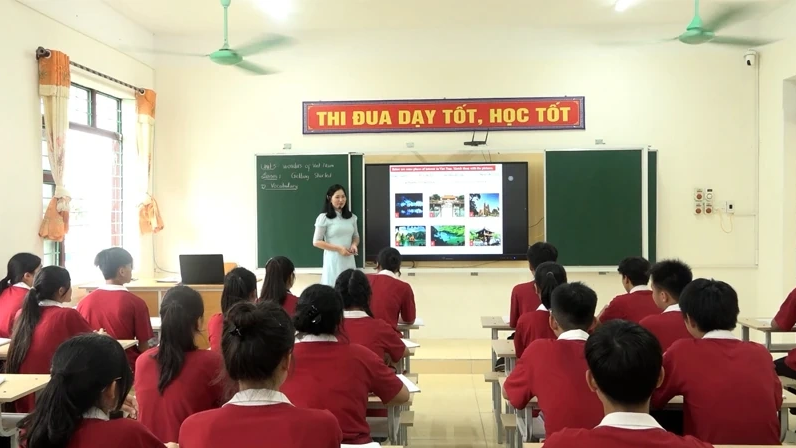 Đổi mới giáo dục từ nền tảng số: Phường Đông Quang đẩy mạnh phòng học thông minh