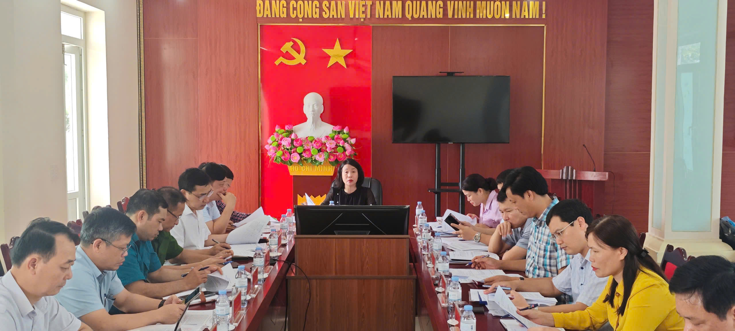 Hội nghị Ban Thường vụ Đảng ủy phường Đông Tiến