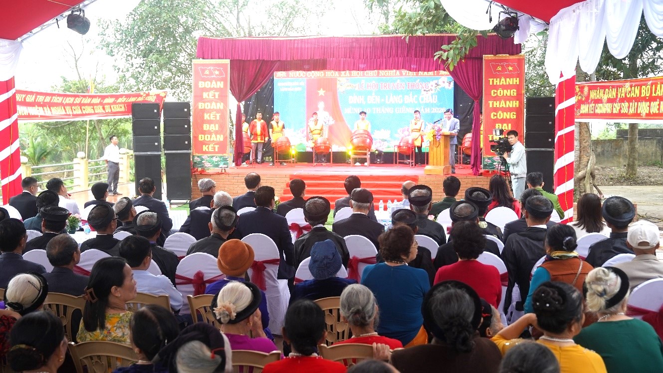 Lễ hội đình, đền làng Đắc Châu năm 2026